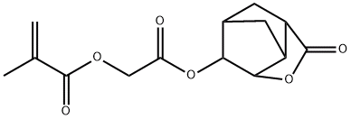2-Propenoic acid, 2-Methyl-, 2-[(hexahydro-2-oxo-3,5-Metho-2H-cyclopenta[b]fur-6-yl)oxy]-2-oxoethyl ester，CAS号：347886-81-1