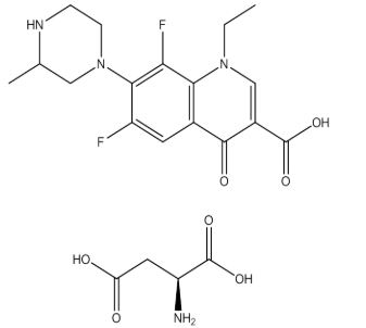 门冬氨酸洛美沙星|cas211690-33-4
