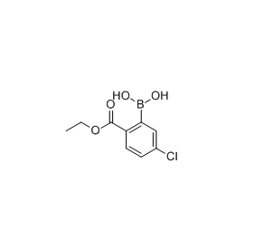 5-氯-2-(乙氧羰基)苯基硼酸|cas:871329-55-4