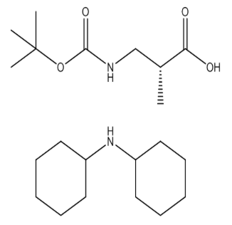 Dicyclohexylamine (R)-3-((tert-butoxycarbonyl)amino)-2-methylpropoate|cas262301-42-8