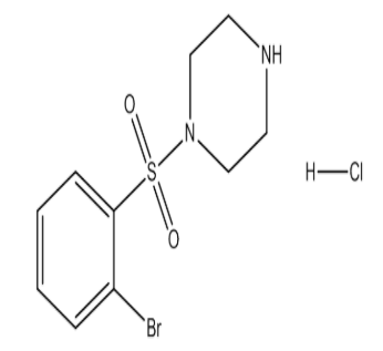 1-((2-Bromophenyl)sulfonyl)piperazine hydrochloride|cas864759-56-8