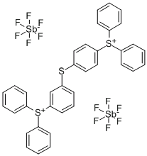二[4-二苯基硫苯基]硫醚二六氟锑酸盐,CAS:8945-2-37-9
