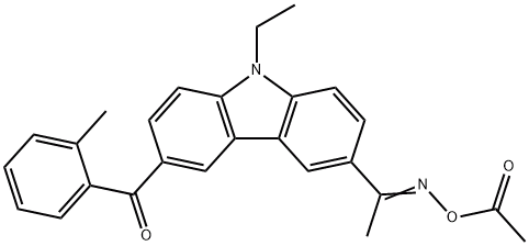 1-[9-乙基-6-(2-甲基苯甲酰基)-9H-咔唑-3-基]乙酮 1-(O-乙酰肟),CAS:478556-66-0