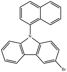 3-溴-N-(1-萘基)咔唑， CAS号： 934545-83-2