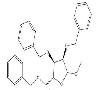 1-甲基-2,3,5-三-O-苄基-D-呋喃糖苷|cas64363-77-5