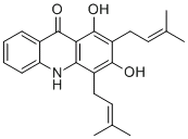 1,3-Dihydroxy-2,4-diprenylacridone cas:1205687-48-4