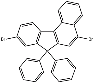 5,9-二溴-7,7-二苯基-7H-苯并[C]芴,CAS号：854952-90-2