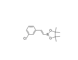 反式-2-（3-氯苯基）乙烯基硼酸频那醇酯|cas：871125-84-7