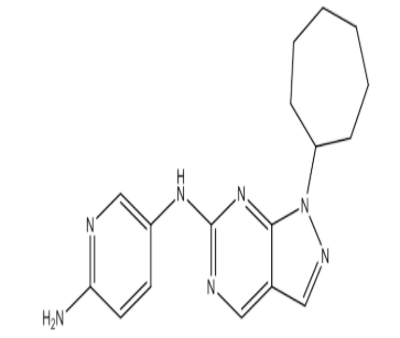 N5-(1-Cycloheptyl-1H-pyrazolo[3,4-d]pyrimidin-6-yl)pyridine-2,5-diamine|cas1352193-42-0