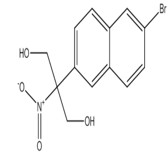 2-(6-溴萘-2-基)-2-硝基丙烷-1,3-二醇|cas1225346-96-2