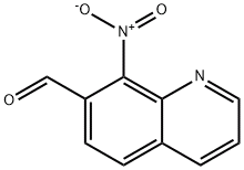 8-硝基-7-喹啉甲醛, CAS号： 101327-87-1