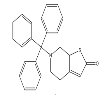 6-Trityl-5,6,7,7a-tetrahydrothieno[2,3-c]pyridin-2(4H)-one|cas1032707-62-2