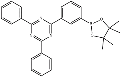 2,4-二苯基-6-[3-(4,4,5,5-四甲基-1,3,2-二氧杂环戊硼烷-2-基)苯基]-1,3,5-三嗪,CAS号： 1269508-31-7