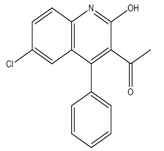 1-(6-氯-2-羟基-4-苯基喹啉-3-基)乙酮|cas58375-08-9
