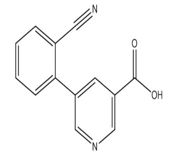 5-(2-氰基苯基)烟酸|cas1263377-60-1