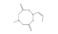 反式-1-丙烯基硼酸甲基亚氨基二乙酸酯|cas：1105069-15-5