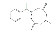 1-苯乙烯基硼酸甲基亚氨基二乙酸酯|cas:1257651-50-5