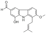 1-Prenyl-2-methoxy-6-formyl-8-hydroxy-9H-carbazole cas: 484678-79-7