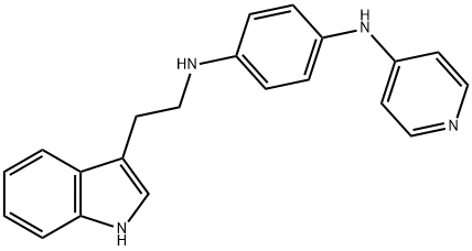 N-[2-(1H-吲哚-3-基)乙基]-N&#039;-(4-吡啶基)-1,4-苯二胺,CAS号： 881202-45-5