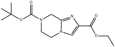 7-BOC-5,6,7,8-四氢咪唑并[1,2-A]吡嗪-2-甲酸乙酯,CAS:1053656-22-6