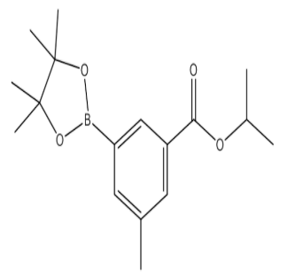 Isopropyl 3-methyl-5-(4,4,5,5-tetramethyl-1,3,2-dioxaborol-2-yl)benzoate|cas1218791-30-0