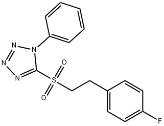 5-(4-氟苯乙基磺酰基-1-苯基-1H-四唑,CAS:1370411-43-0