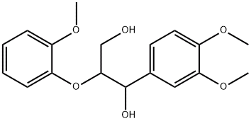 1-(3,4-二甲氧基苯基)-2-(2-甲氧基苯基)-丙烷-1,3-二醇，CAS: 10535-17-8