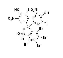 酚磺酞DIDNTB,cas:145551-16-2,5',5''-Dinitro-3',3''-diiodo-3,4,5,6-trtrabromophenol-sulfonephthalein