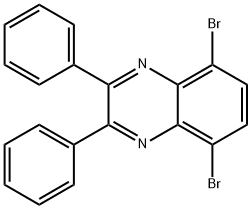 5,8-二溴-2,3-二苯基喹喔啉, CAS号： 94544-77-1