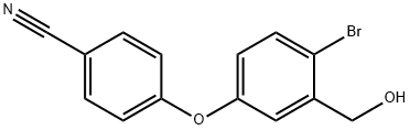 4-[4-溴-3-(羟基甲基)苯氧基]苯甲腈, CAS号： 906673-45-8