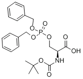 N-叔丁氧羰基-O-(二苄基膦酰)-L-丝氨酸,CAS号： 90013-45-9