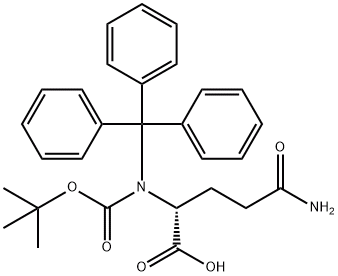 N2-[叔丁氧羰基]-N-(三苯甲基)-D-谷氨酰胺, CAS号： 210750-95-1
