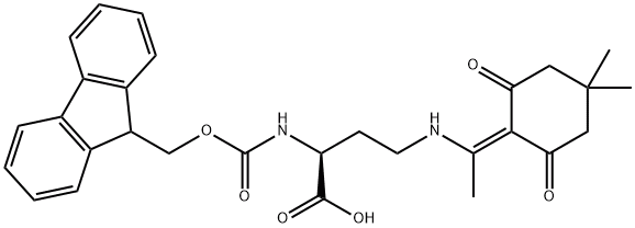 (2S)-4-[[1-(4,4-二甲基-2,6-二氧代环己亚基)乙基]氨基]-2-[[(9H-芴-9-基甲氧基)羰基]氨基]丁酸, CAS号:235788-61-1