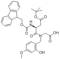 N-(芴甲氧羰基)-L-α-天冬氨酰-N-((2-羟基-4-甲氧基苯基)甲基)甘氨酸 1-叔丁酯,CAS号：502640-94-0