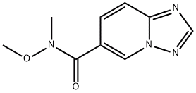 [1,2,4]Triazolo[1,5-a]pyridine-6-carboxaMide, N-Methoxy-N-Methyl-, CAS号： 1002-88-0