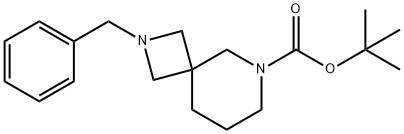 2-(苯基甲基)-2,6-二氮杂螺[3.5]壬烷-6-羧酸叔丁酯,CAS号： 1206969-43-8