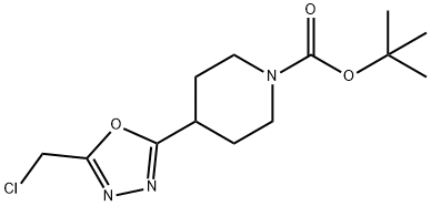 1-Boc-4-(5-(chloroMethyl)-1,3,4-oxadiazol-2-yl)piperidine,CAS号： 685828-39-1