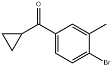 (4-溴-3-甲基苯基)(环丙基)甲酮, CAS号： 1267167-02-1