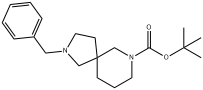 2-(苯基甲基)-2,7-二氮杂螺[4.5]癸烷-7-羧酸叔丁酯, CAS号： 236406-46-5