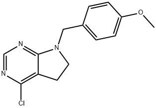 4-CHLORO-7-(4-METHOXYBENZYL)-6,7-DIHYDRO-5H-PYRROLO[2,3-D]PYRIMIDINE, CAS号： 853680-76-9