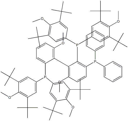 (S)-(6,6′-二甲氧基联苯-2,2′-二基)二[双(3,5-二-叔丁基-4-甲氧苯基)膦], CAS号： 910134-30-4