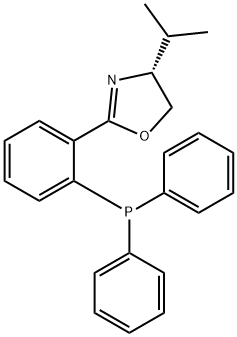 -(+)-2-[2-(二苯基磷)PHENYL]-4-(1-METHYLETHYL)-4,5-DIHYDROOXAZOLE, CAS号： 164858-78-0