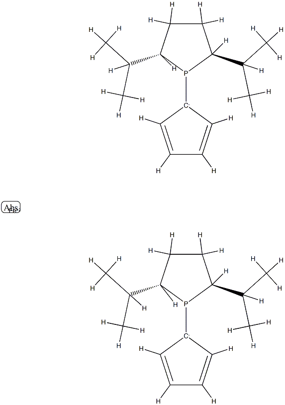 1,1′-双[(2S,5S)-2,5-二异丙基膦烷基]二茂铁, CAS号： 540475-73-8