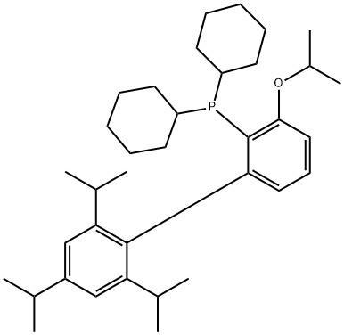 Phosphine, dicyclohexyl[3-(1-methylethoxy)-2&#039;,4&#039;,6&#039;-tris(1-methylethyl)[1,1&#039;-biphenyl]-2-yl]-, CAS号： 2118959-55-8