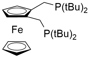 1,2-Bis(di-tert-butylphosphinomethyl)ferrocene,CAS号 :675120-19-1