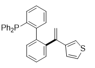 Diphenyl(2&#039;-(1-(thiophen-3-yl)vinyl)-[1,1&#039;-biphenyl]-2-yl)phosphe