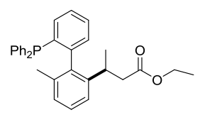 Methyl 3-(2&#039;-(diphenylphosphyl)-6-methyl-[1,1&#039;-biphenyl]-2-yl)butoate,