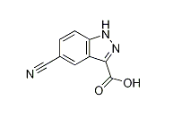 5-氰基吲唑-3-羧酸,CAS： 885520-03-6