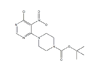 1-Boc-4-(6-氯-5-硝基-4-嘧啶)哌嗪,CAS： 147539-23-9