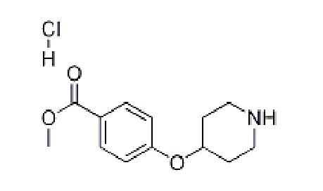 4-(哌啶-4-基氧基)苯甲酸甲酯盐酸盐,CAS： 455323-66-7